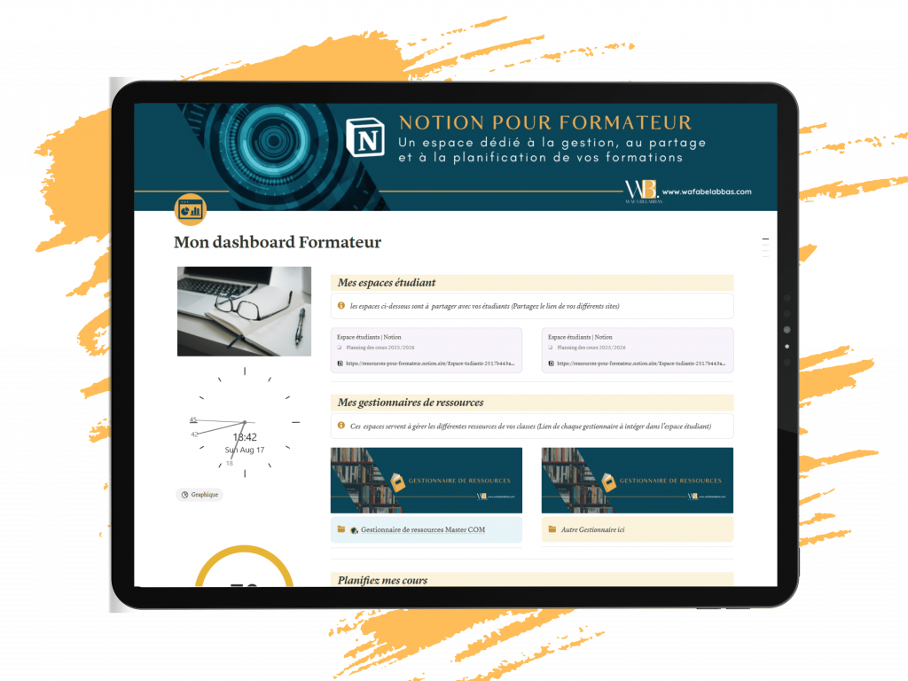 Notion pour formateur
